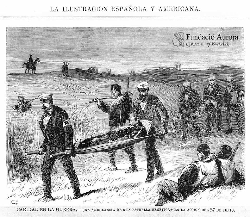 “La Estrella Benéfica” en acción, 1874.
